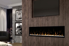 Real Flame Crawford Slim Line Indoor Electric Fireplace Chestnut Oak 8020E  - Best Buy