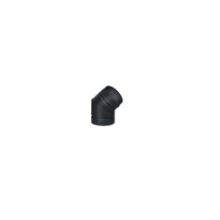 Selkirk 6-in x 6-in x 45-Degree Black Stainless Steel Stove Pipe